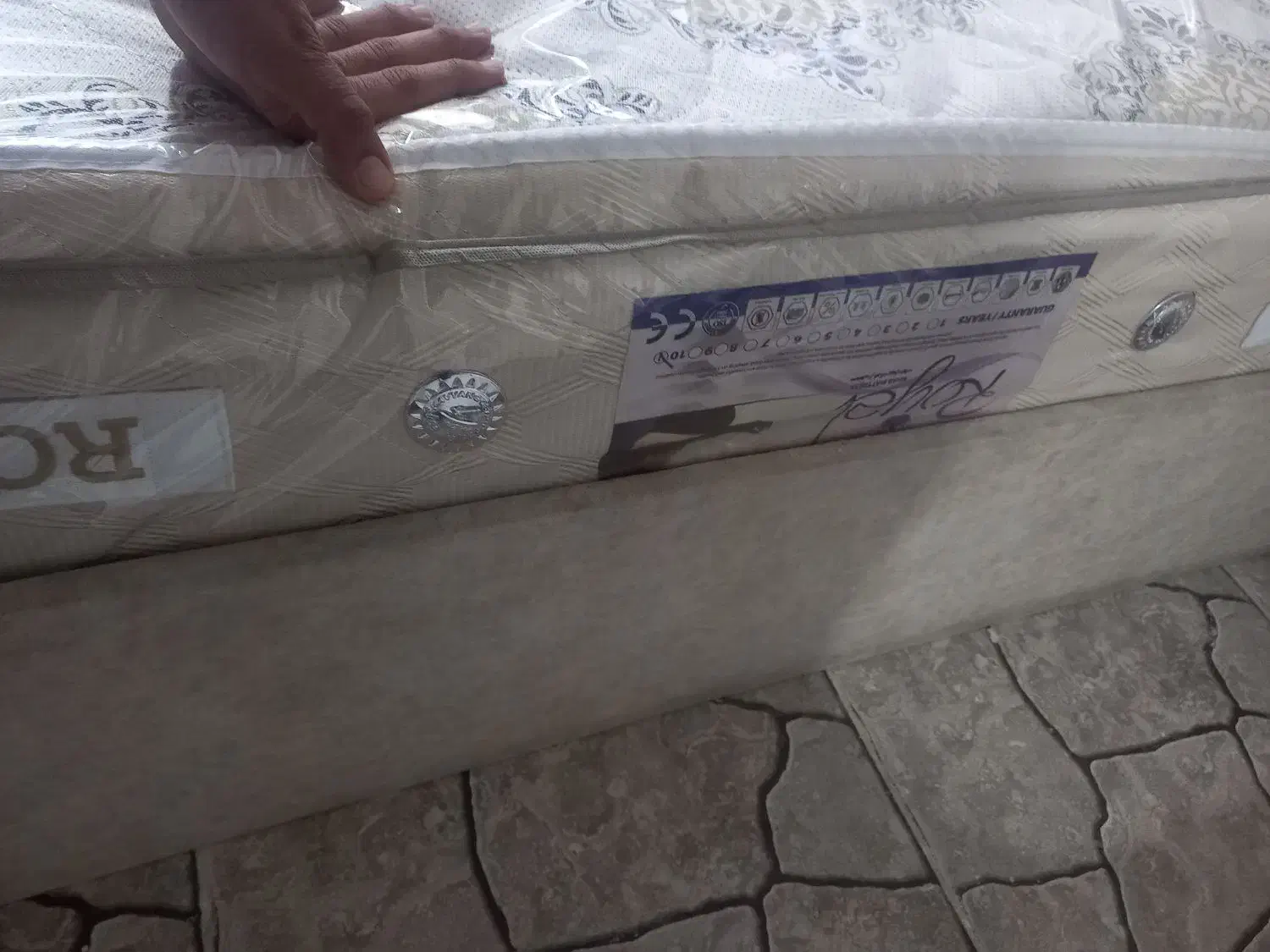 تشک دونفره طرح دار رویال|تشک تختخواب|آبادان, |دیوار