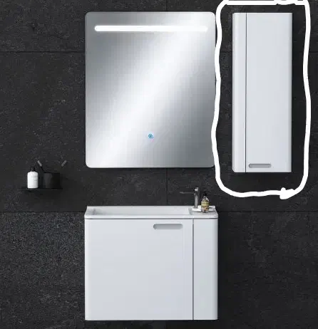 کمد روشویی مدل 612B لوکس کابین نو|لوازم سرویس بهداشتی|ری, شهید غیوری (ابن باویه)|دیوار