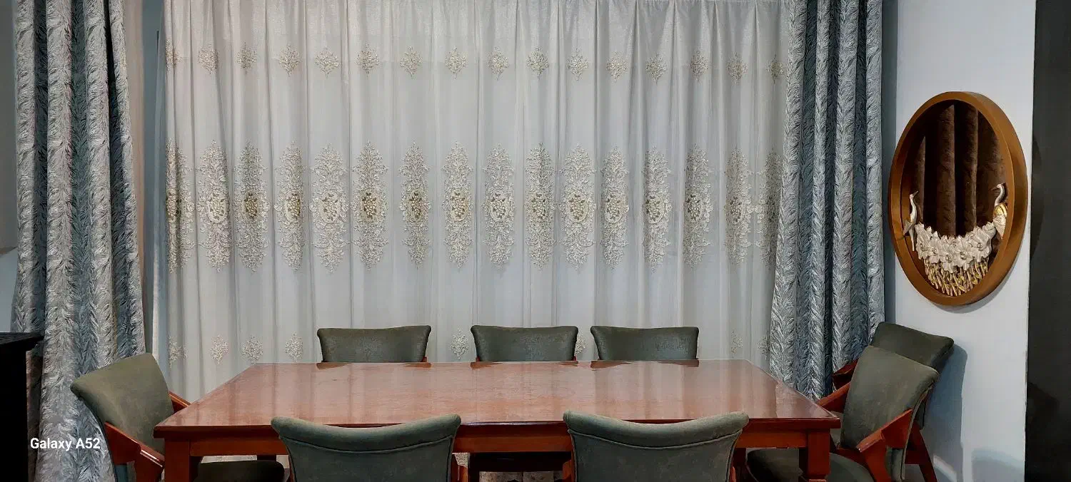 پرده پلیسه|پرده، رانر، رومیزی|قروه, |دیوار