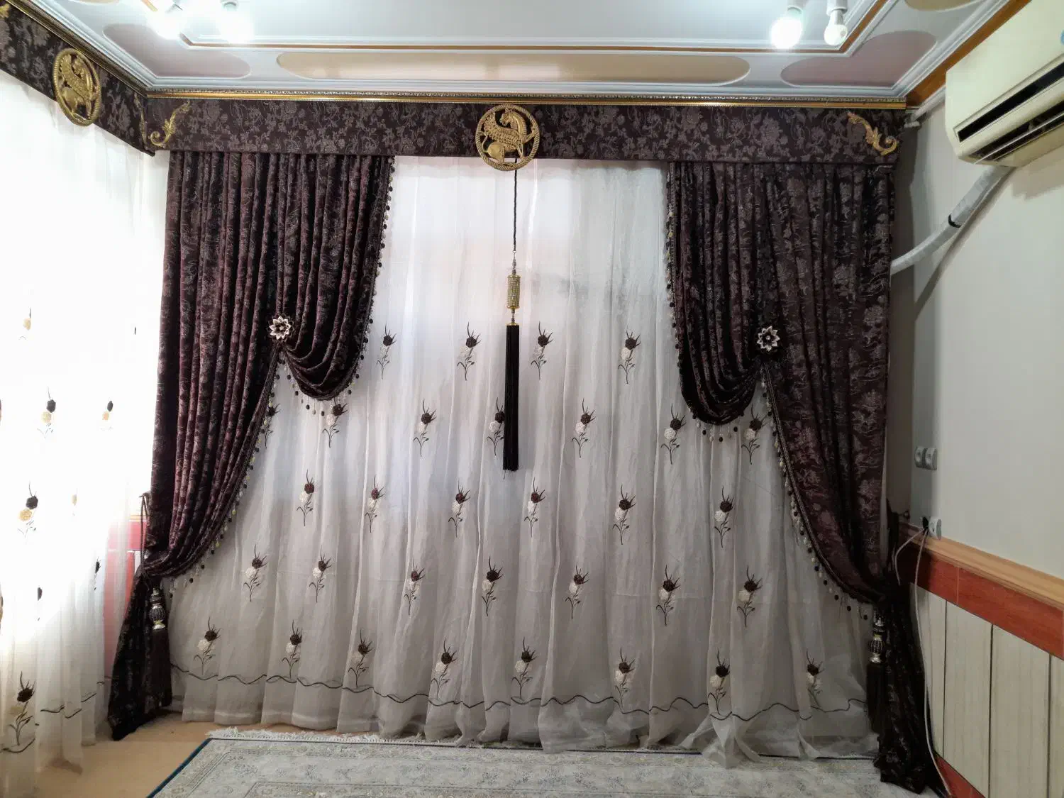 پرده|پرده، رانر، رومیزی|ایذه, |دیوار