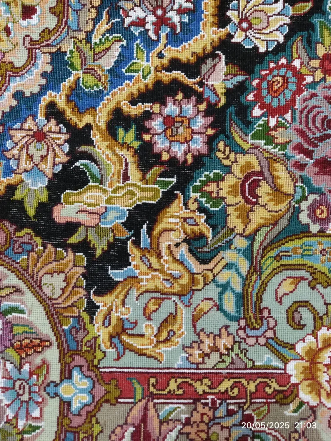 فرش دستباف زرونیم|فرش|تهران, مهران (سیدخندان)|دیوار