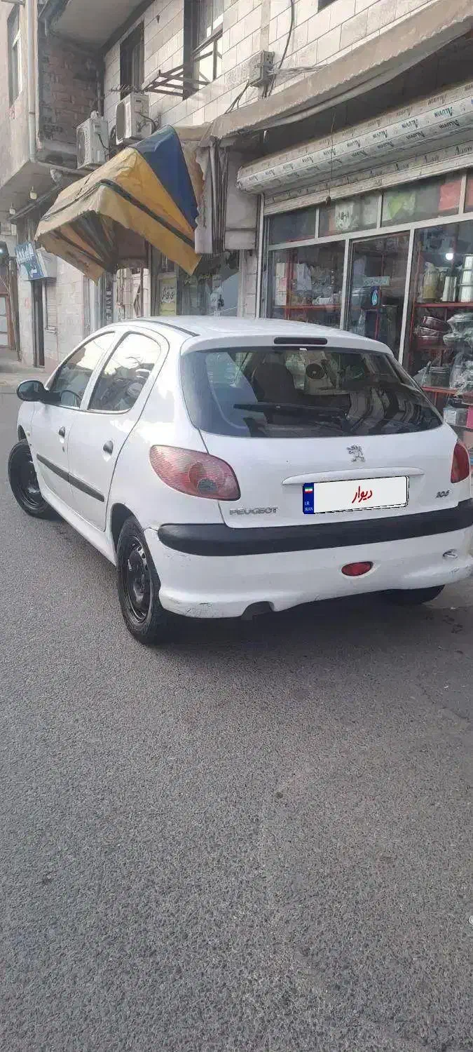 پژو206مدل89 تیپ ۲ سه لکه رنگ|خودرو سواری و وانت|رشت, کوی جام جم|دیوار