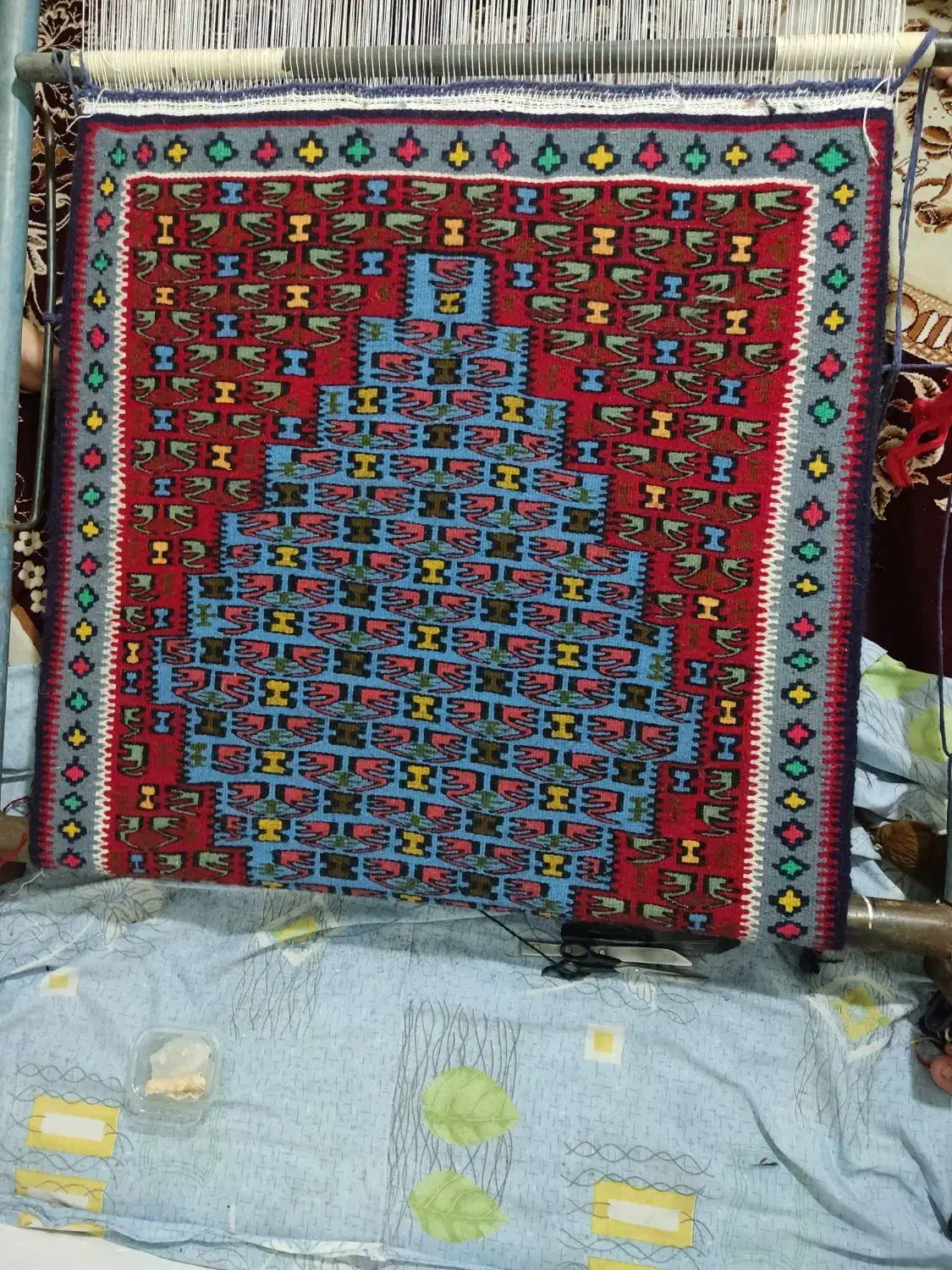 گلیم دست بافت|گلیم، جاجیم، گبه|قروه, |دیوار