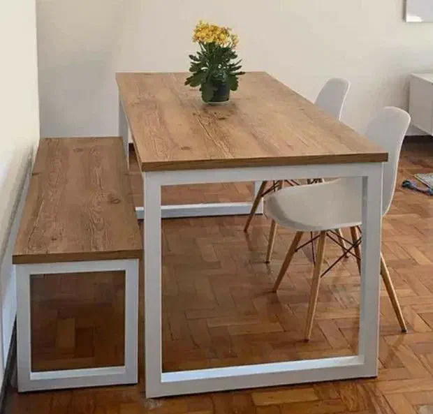 صندلی پایه ایفلی با میز رستیک روس|میز و صندلی غذاخوری|تهران, آرارات|دیوار