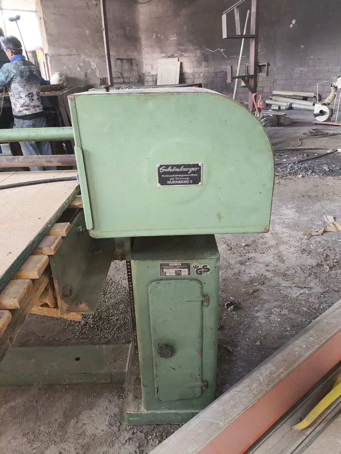 دستگاه سمباده پالت المانی ودمبرمخصوص روکش|ماشینآلات صنعتی|سلماس, |دیوار