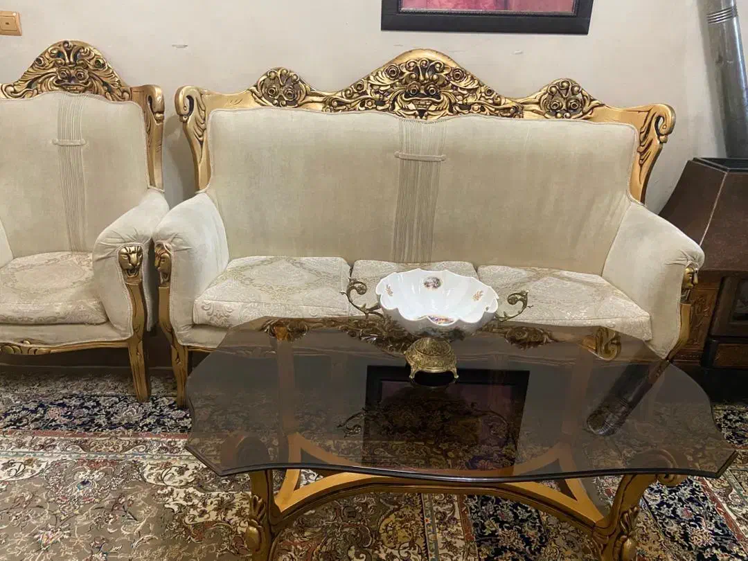 مبلمان ۹ نفره با ناهار خوری ۴ نفره سالم سالم|مبلمان خانگی و میز عسلی|مشهد, نوید|دیوار