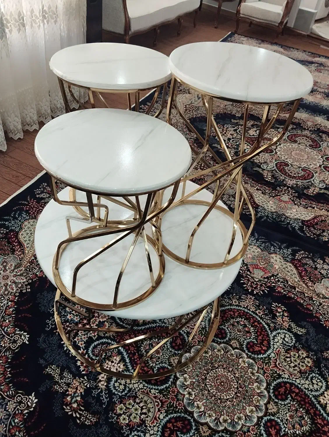 میز وعسلی فلزی|مبلمان خانگی و میز عسلی|سنندج, |دیوار