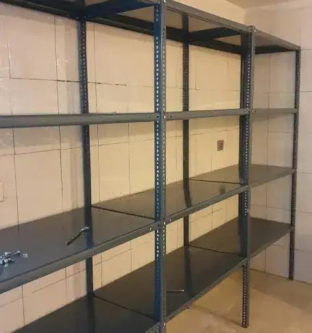 شلف مهره ای فلزی/پیچ خور دیواری|کتابخانه، شلف، قفسههای دیواری|قزوین, |دیوار