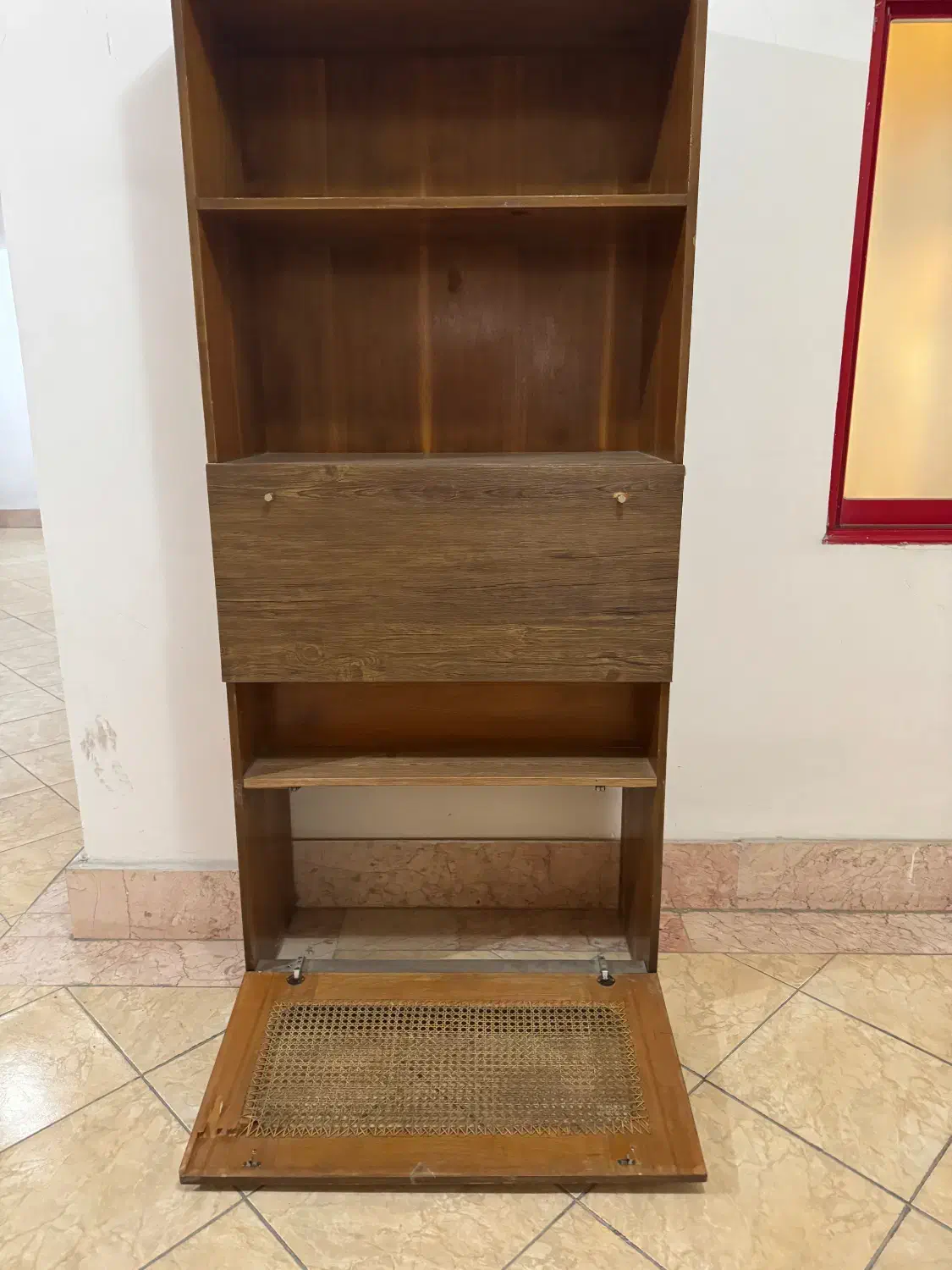 کمد کتابخانه شلف|کتابخانه، شلف، قفسه‌های دیواری|گرگان, |دیوار