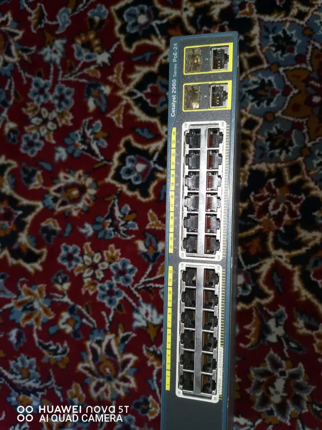 سوئیچ سیسکو مدل ws-c2960-24pc-l|مودم و تجهیزات شبکه|رشت, چله خانه|دیوار