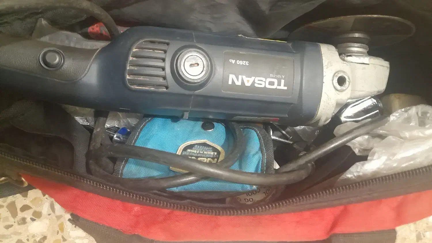 سنگ فرز آهنبر و سنگبر توسن|ابزارآلات|شوشتر, |دیوار