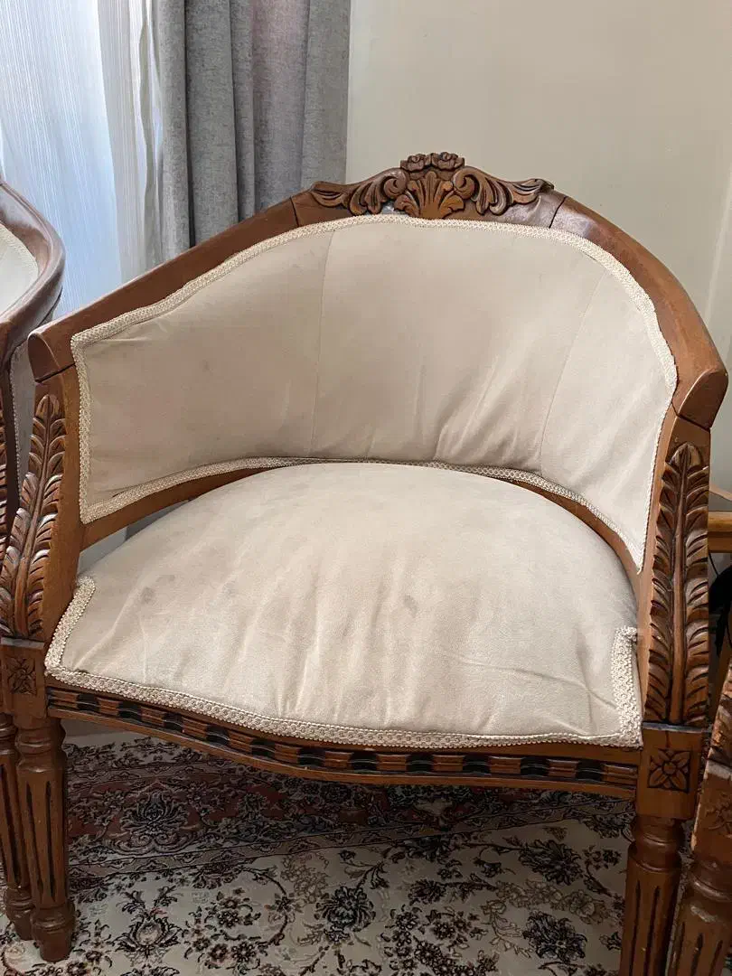 مبل ۷ نفره چوب راش اصل|مبلمان خانگی و میز عسلی|تهران, کرمان|دیوار