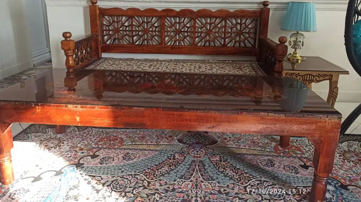 میز سنتی بزرگ  دست ساز طرح مشبک|مبلمان خانگی و میز عسلی|تهران, بهارستان|دیوار