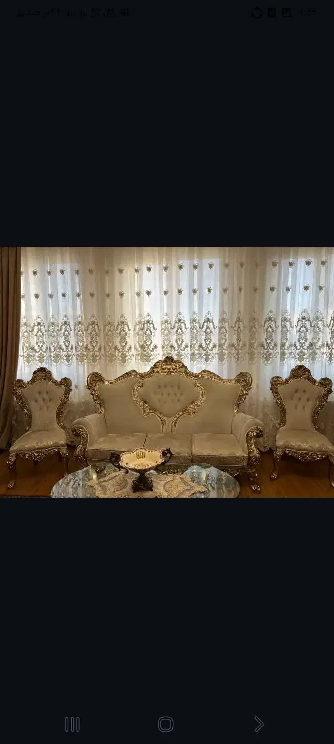 مبل ۹ نفره سلطنتی نو|مبلمان خانگی و میز عسلی|اردبیل, |دیوار