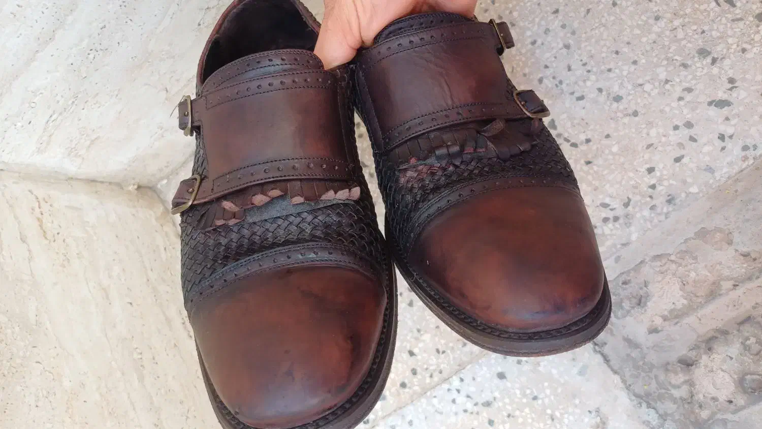 کفش چرم اورجینال مردونه ماسیمو دوتی سایز ۴۰تا۴۱|کیف، کفش، کمربند|خاوران, |دیوار