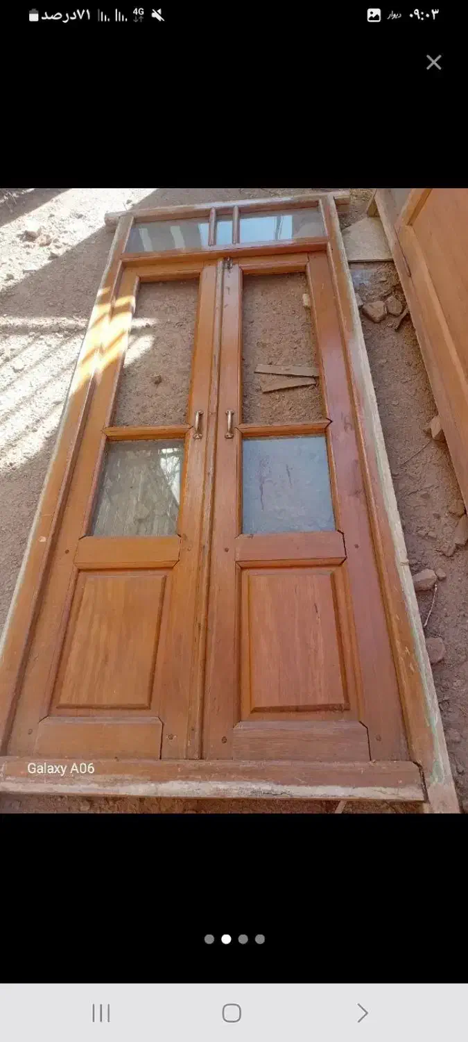 فروش درب چوبی قدیمی و پنجره|مصالح و تجهیزات ساختمان|شهرضا, |دیوار