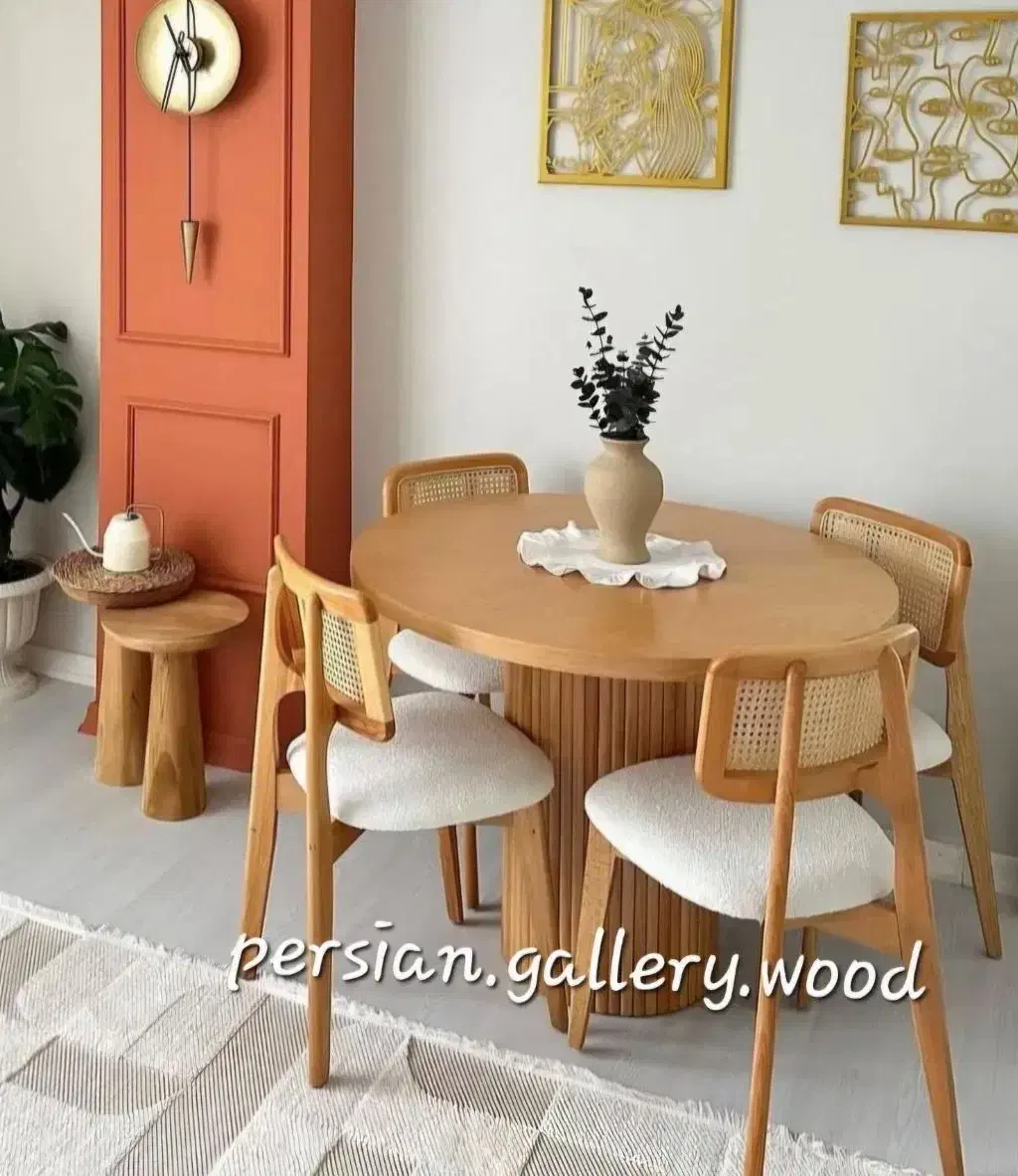 ارغوان میز ناهار خوری سبکِ کرکره ای ژینا|میز و صندلی غذاخوری|تهران, مینیسیتی (شهرک نفت)|دیوار