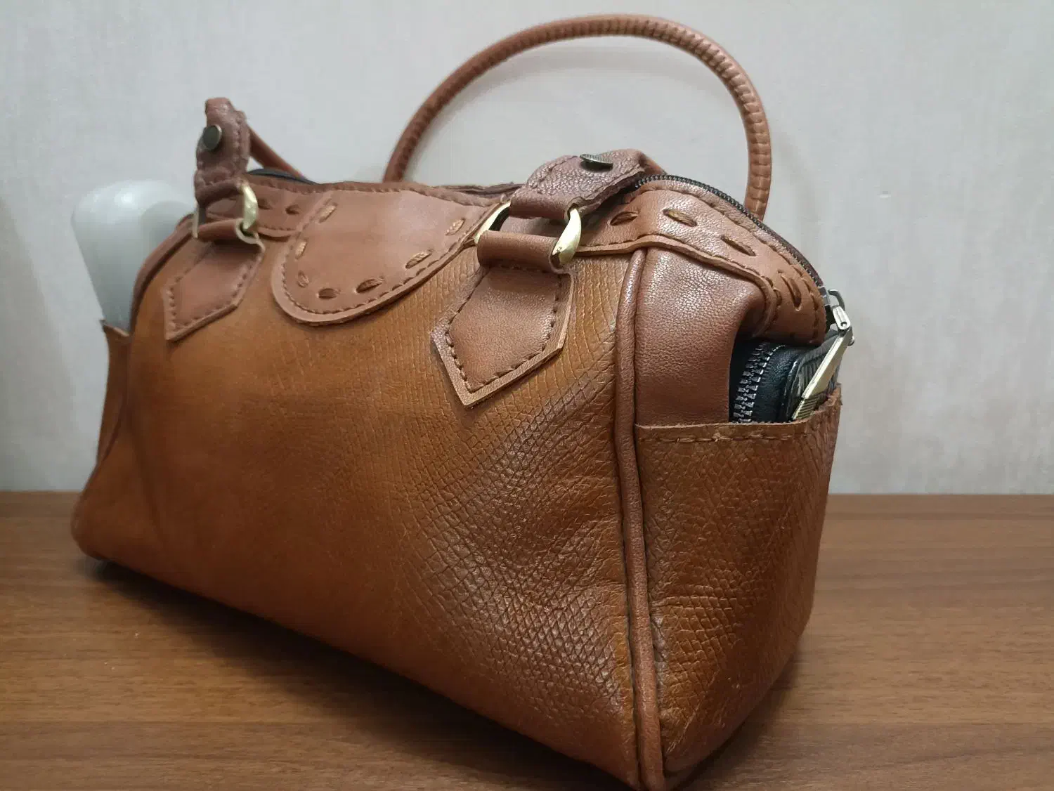 کیف چرم طبیعی دستی|کیف، کفش، کمربند|فردیس, فردیس|دیوار