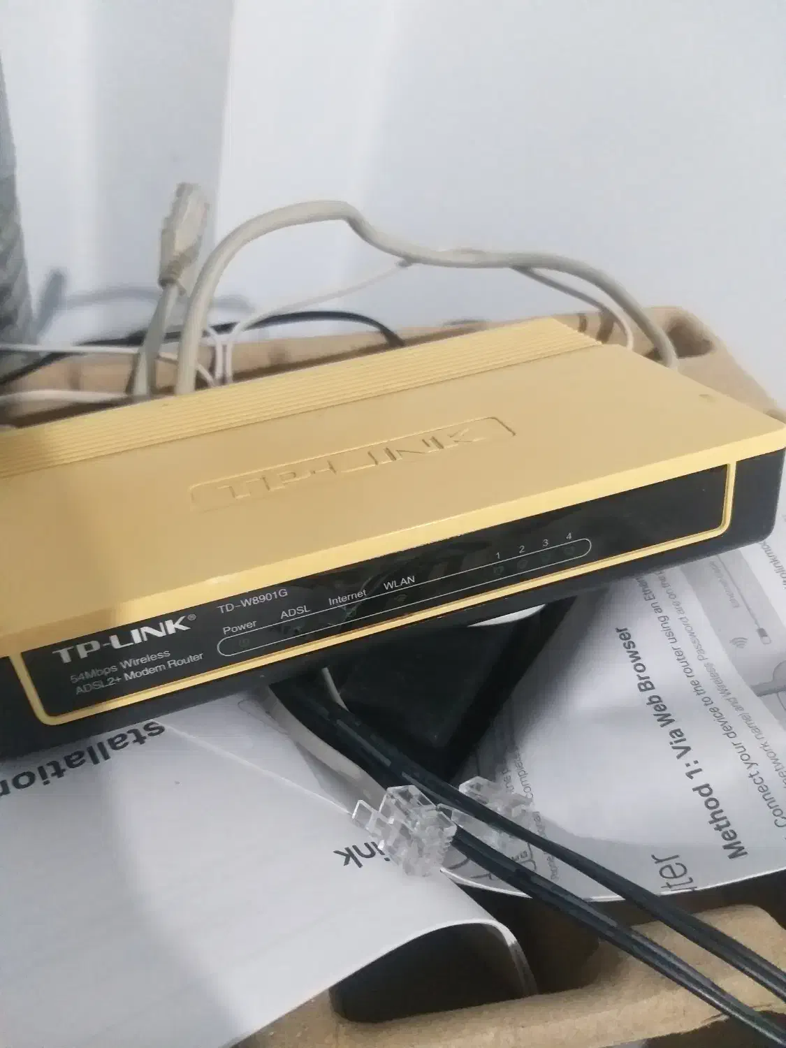 مودم روتر تی پی لینک+2 adsl|مودم و تجهیزات شبکه|رشت, رودباری|دیوار