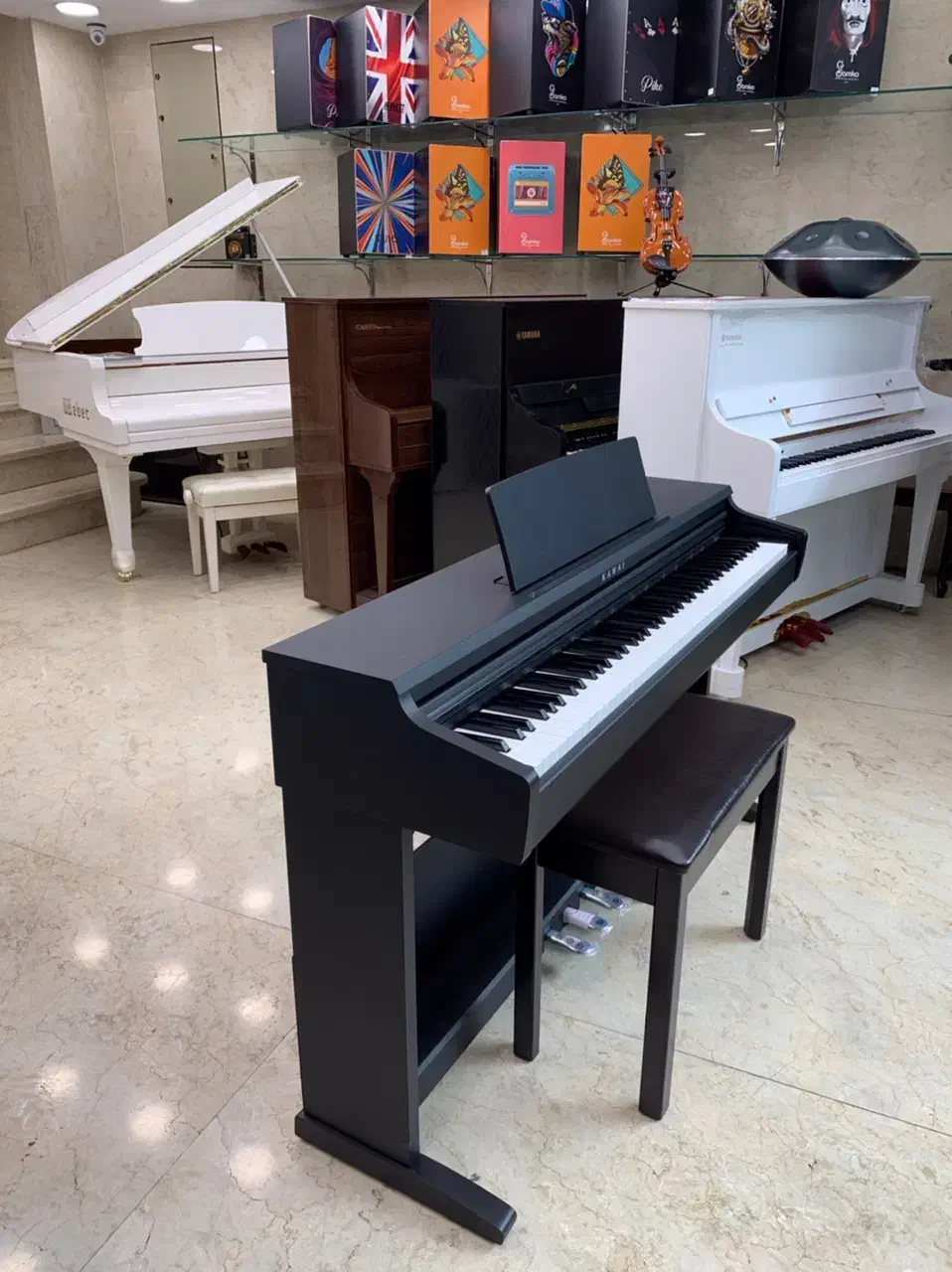 پیانو دیجیتال کلاویه سنگین KAWAI KDP75|پیانو، کیبورد، آکاردئون|تهران, شیخ هادی|دیوار