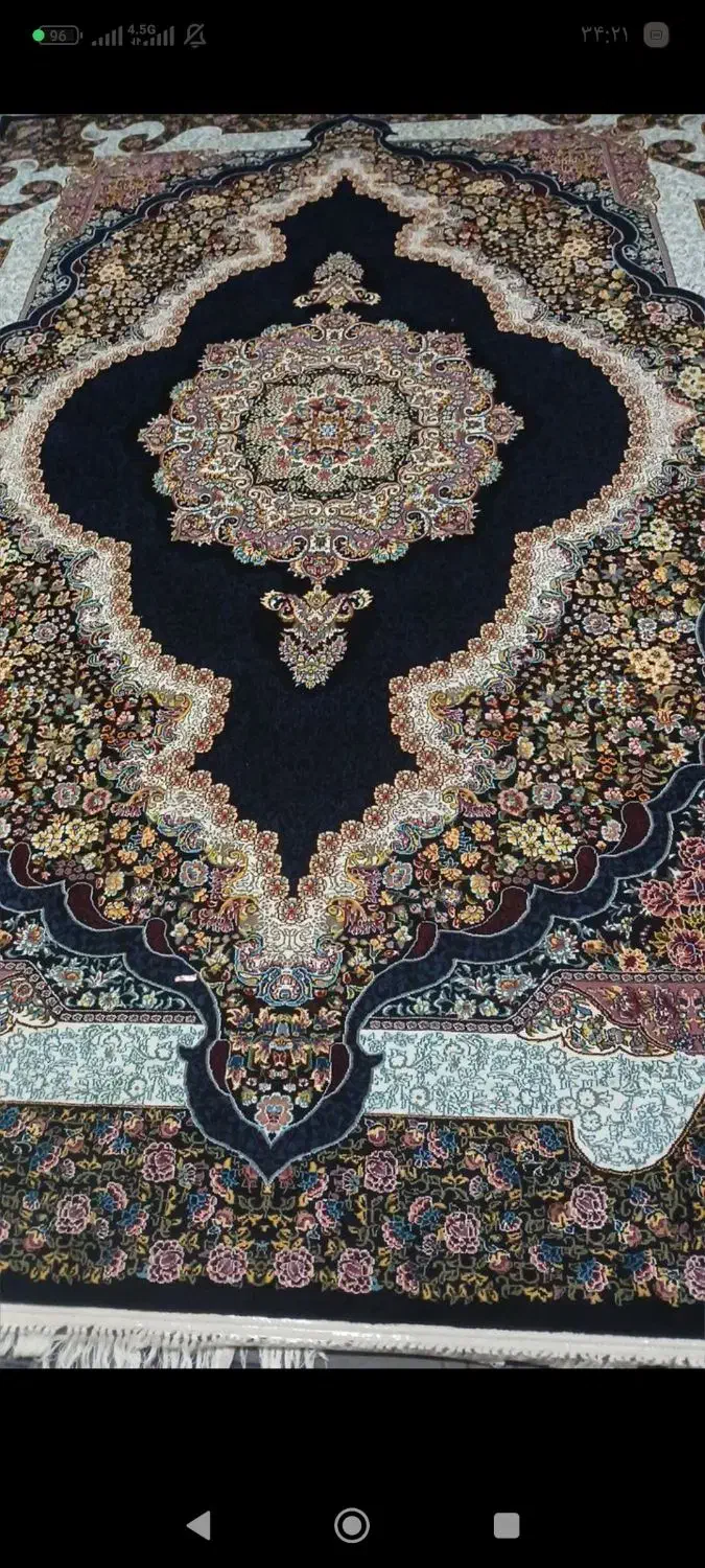 فرش 9متری 700شانه در حد نو|فرش|قیدار, |دیوار