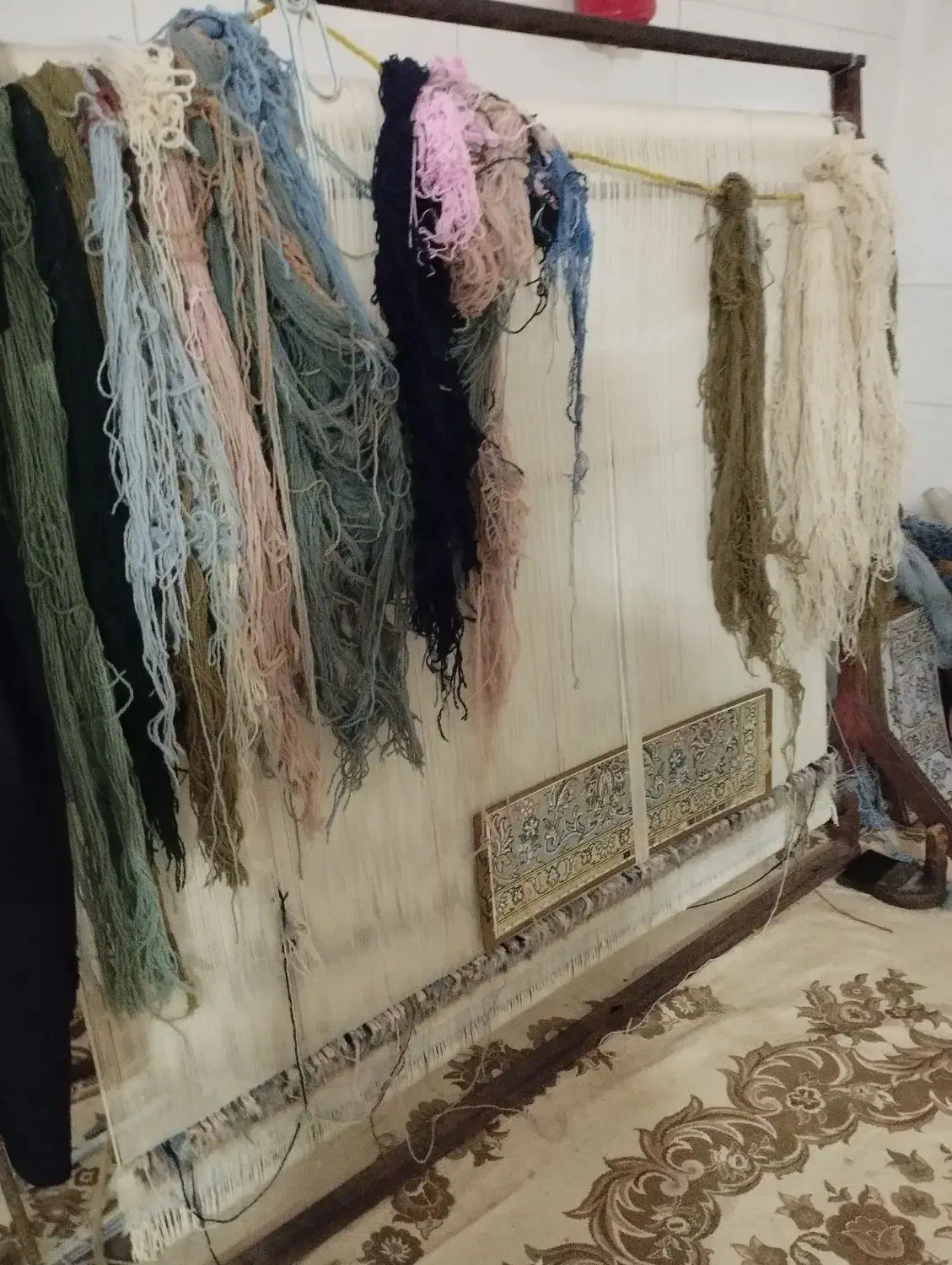 دارغالی|فرش|یزد, |دیوار