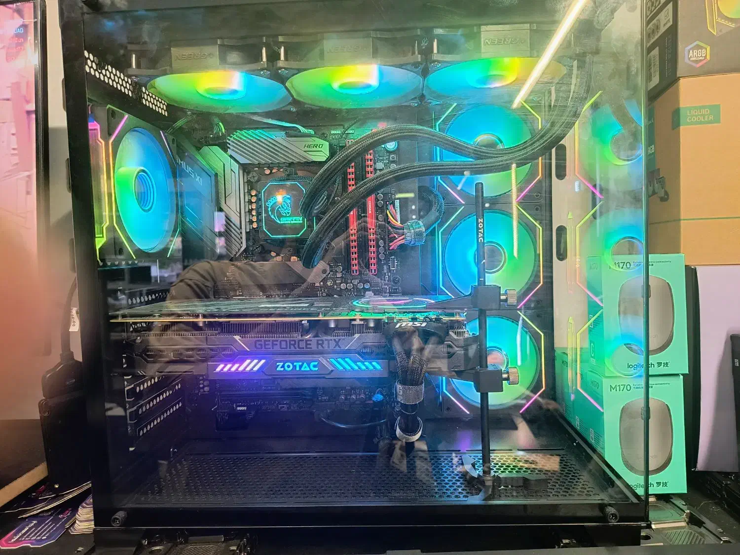 سیستم گیمینگ/رندرینگ حرفه ای I9 9900K|رایانه رومیزی|تهران, فلسطین (میدان انقلاب)|دیوار