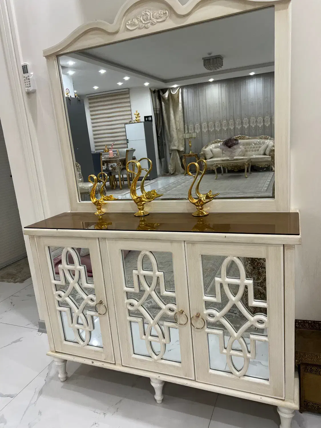 کنسول ومیزتلویزیون ست|بوفه، ویترین، کنسول|مشهد, فدک|دیوار