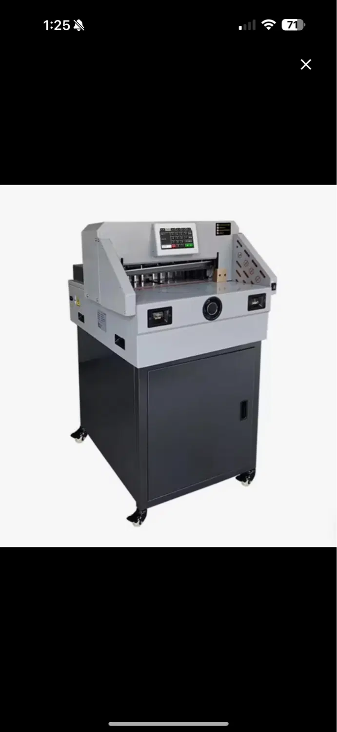 دستگاه برش کاغذ برقی گیوتین کتاب AX4606Mآکبند(چکی)|ماشینآلات صنعتی|تهران, ایرانشهر|دیوار