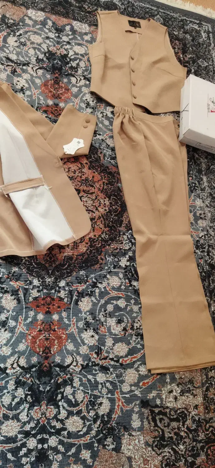 کت شلوار زنانه سایز3 نونو|لباس|بجنورد, |دیوار
