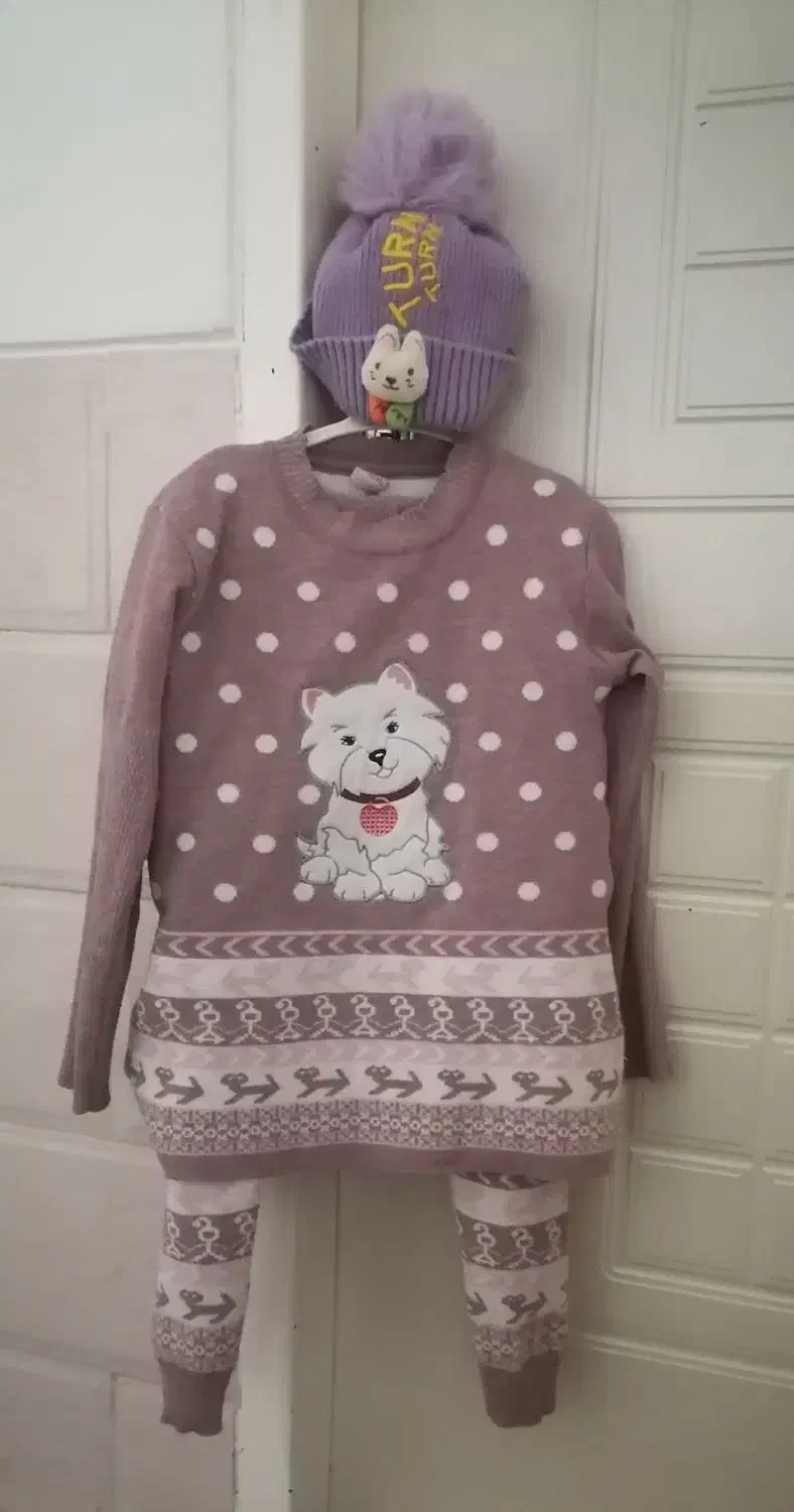 لباس گرم بافتنی وکلاه|کفش و لباس بچه|کرمان, |دیوار