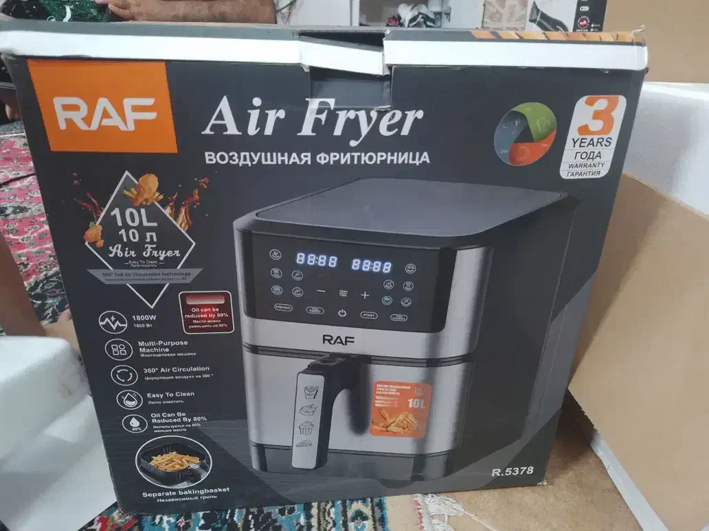 سرخ کن بدون روغن مدل راف 10 لیتر قیمت مناسب|اجاق گاز و لوازم برقی پخت‌وپز|قائم‌شهر, |دیوار