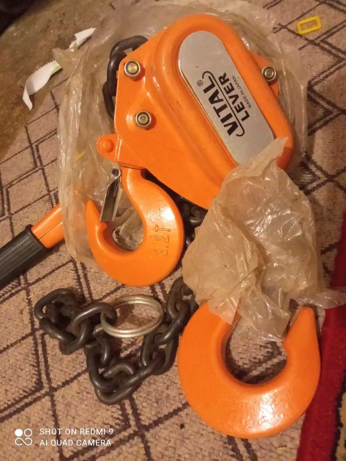 جک زنجیر یا جرثقیل دستی 3 تن|قطعات یدکی و لوازم جانبی|تربت جام, میان جام|دیوار