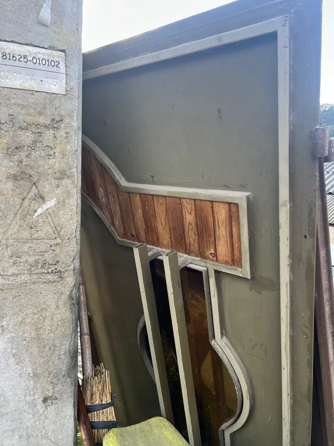 درب پارکینگ آهنی فوق سنگین لاهیجان|مصالح و تجهیزات ساختمان|لاهیجان, لیل|دیوار