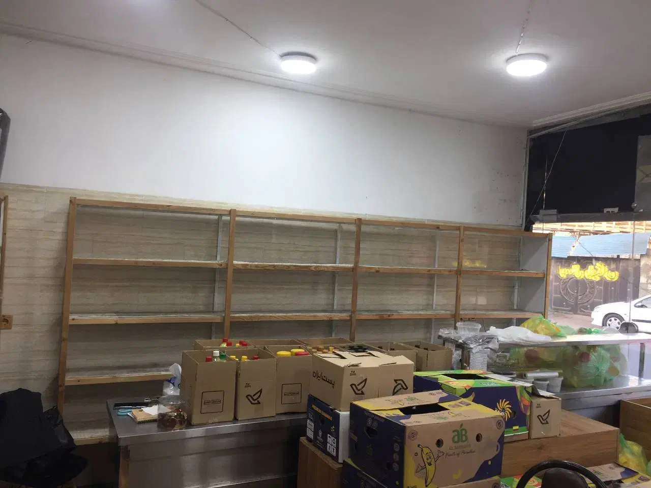 قفسه میز استیل سینک بن ماری میز اداری در حد نو|فروشگاه و مغازه|رشت, رودباری|دیوار