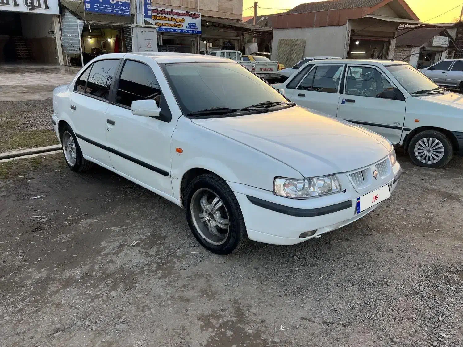 سمند مدل ۸۰ سفید|خودرو سواری و وانت|رشت, جانبازان|دیوار