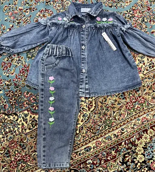 ست لی دخترانه|کفش و لباس بچه|سیرجان, |دیوار