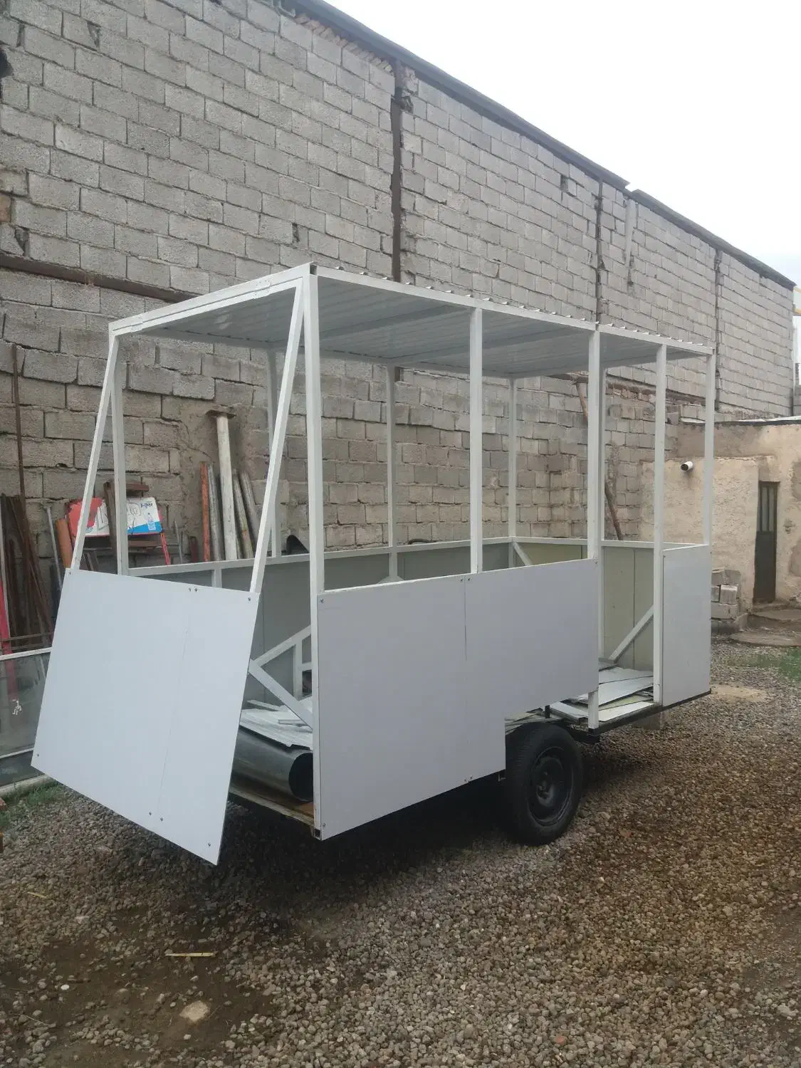 فروش ۲ عدد کانکس چرخ دار وشاسی|مصالح و تجهیزات ساختمان|تبریز, |دیوار