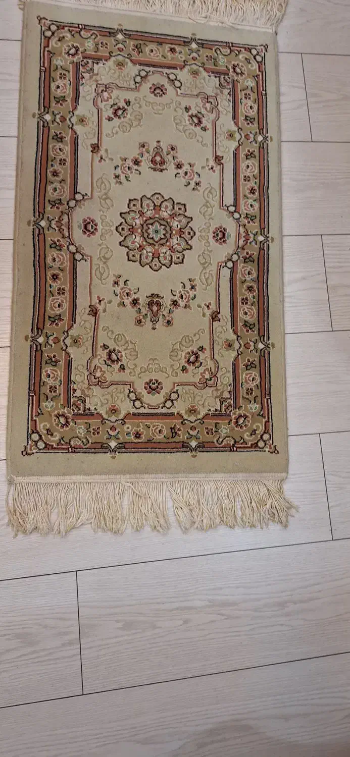 قالیچه کرم صورتی|فرش|رشت, صفاری|دیوار