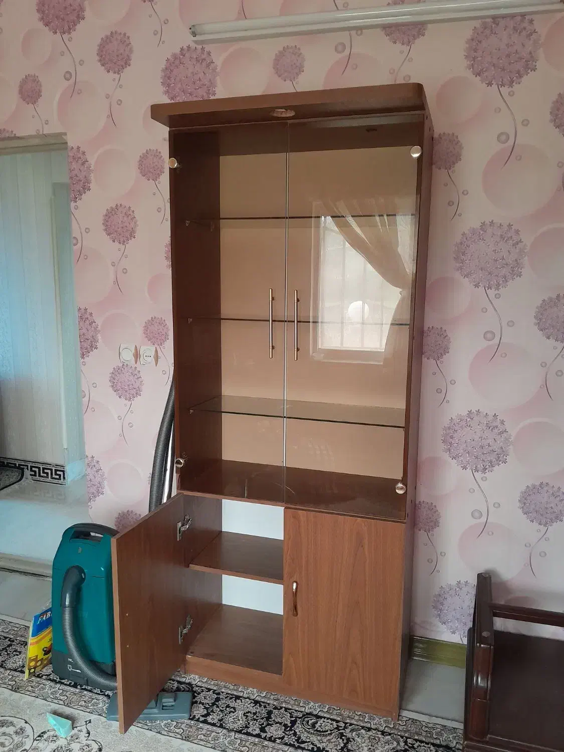 کمد ویترین دار|بوفه، ویترین، کنسول|آمل, |دیوار