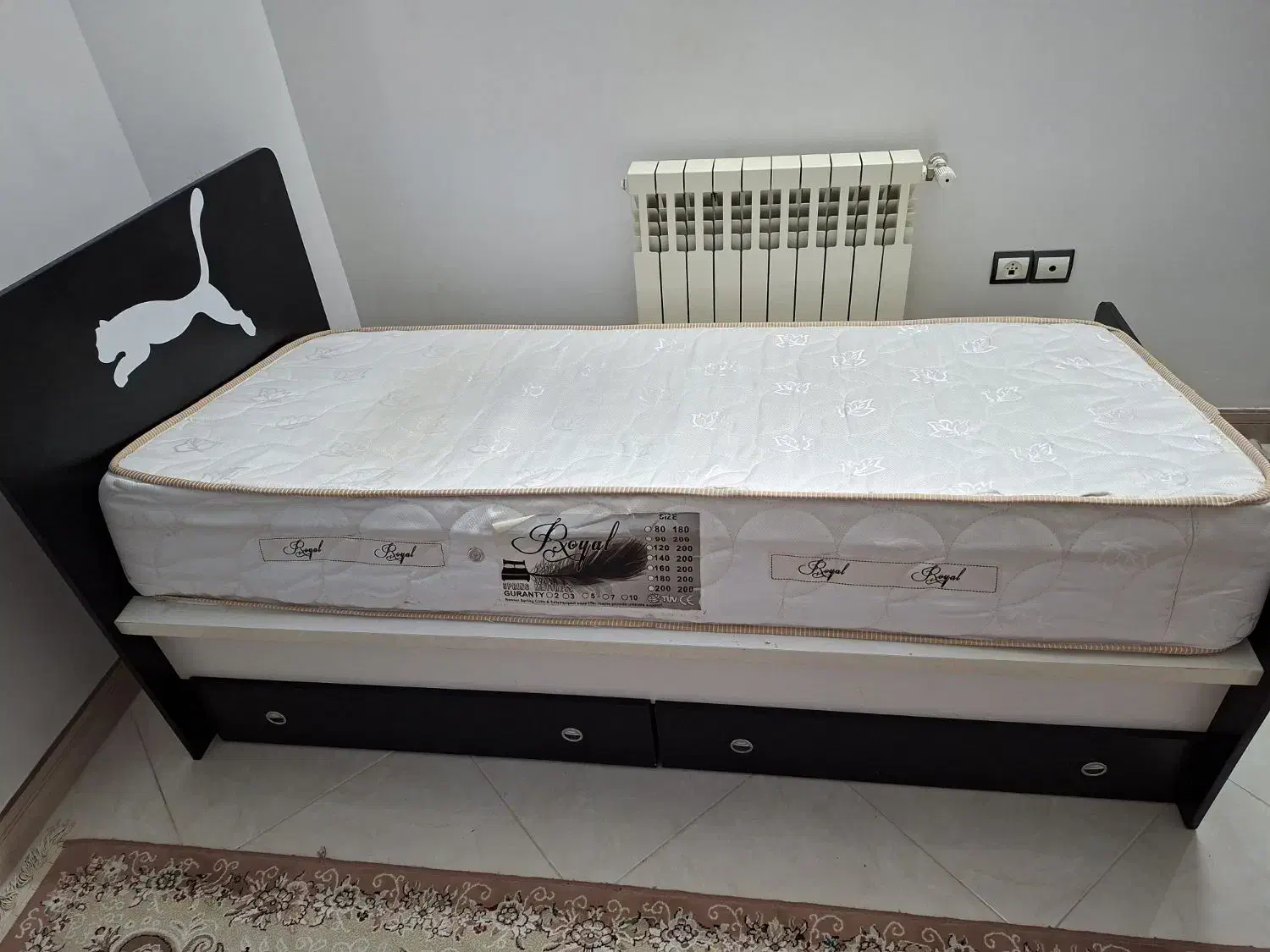 تخت و تشک نوجوان|تشک تختخواب|ساری, |دیوار