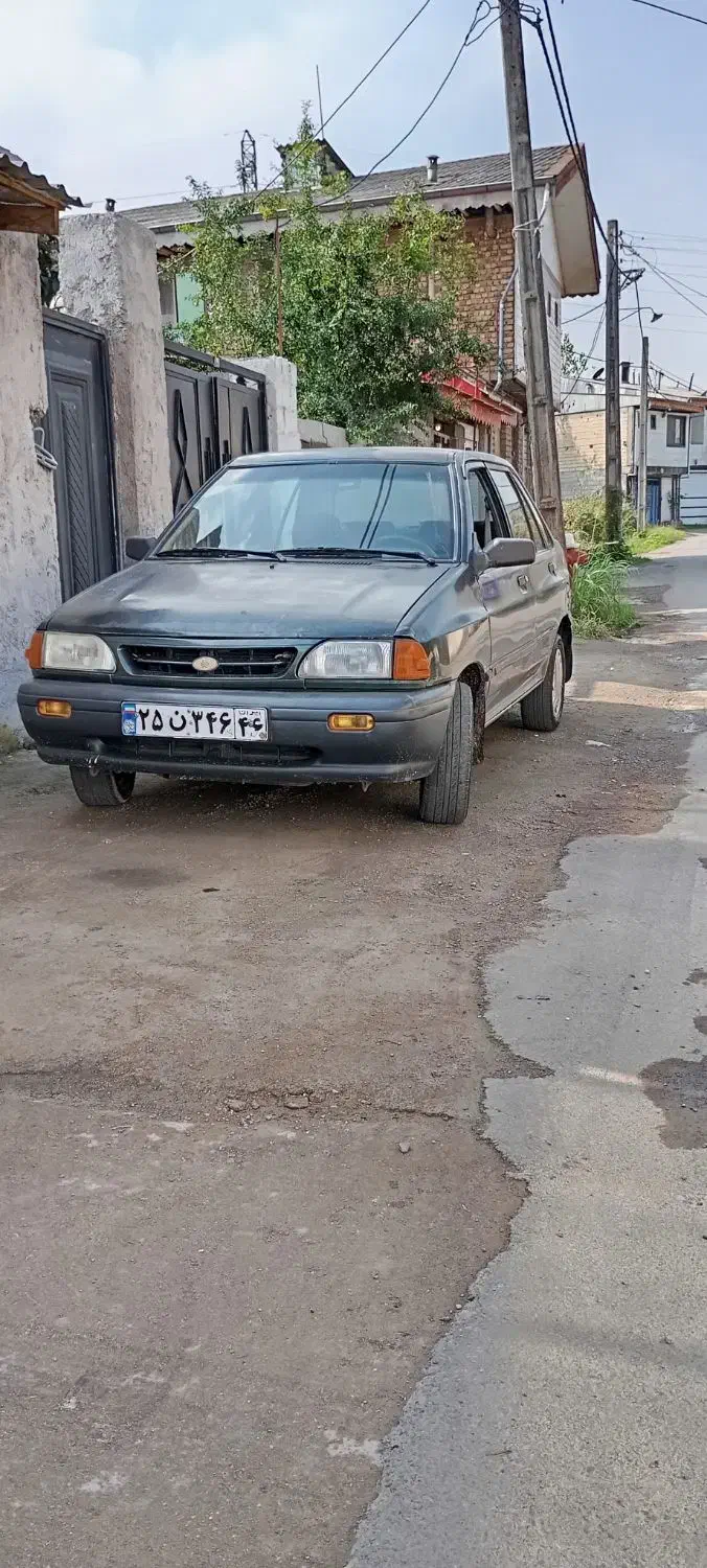 پراید مدل۸۲ یشمی دوگانه دستی.|خودرو سواری و وانت|رشت, آب آسیاب|دیوار