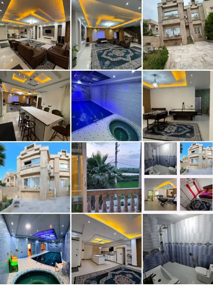 ویلا۴خواب لوکس استخردارفول گیم|اجارهٔ کوتاه‌مدت ویلا و باغ|محمودآباد, |دیوار