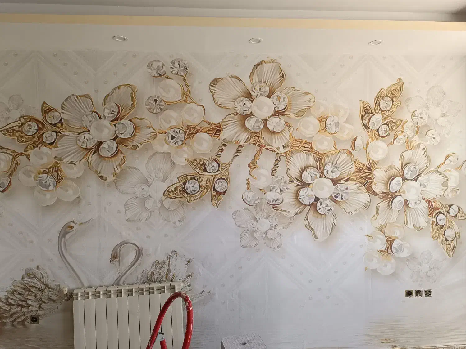 نصب و نصاب انواع کاغذ دیواری و نقاشی ساختمان|خدمات پیشه و مهارت|پرند, فاز ۴|دیوار