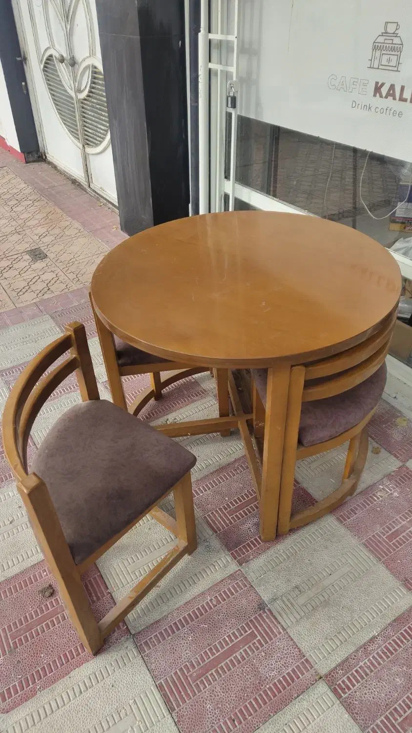 میز ۴ نفره|میز و صندلی غذاخوری|اردبیل, |دیوار