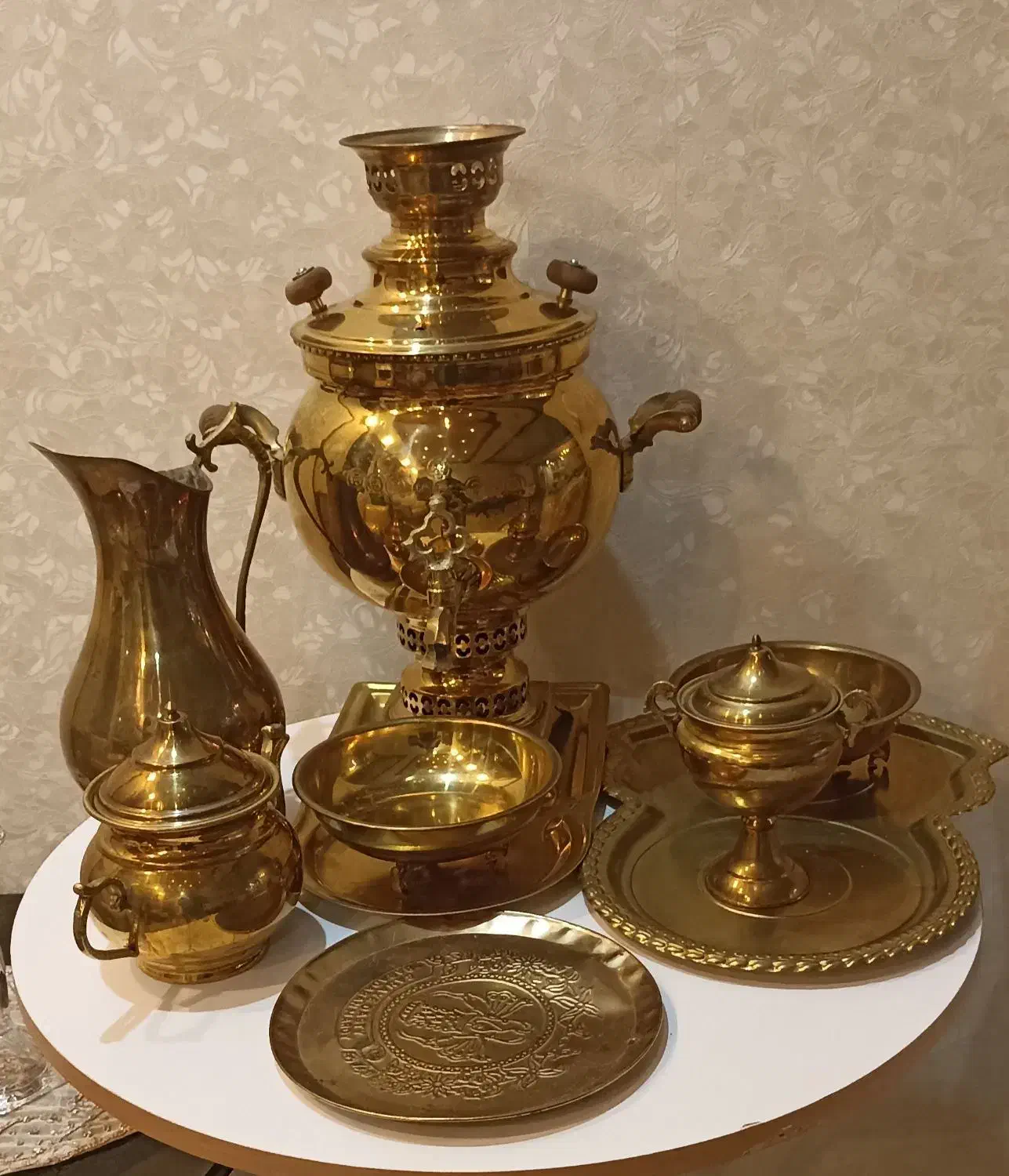 سرویس سماور طلایی|سماور، چای‌ساز، قهوه‌ساز|تهران, سازمان برنامه جنوبی|دیوار