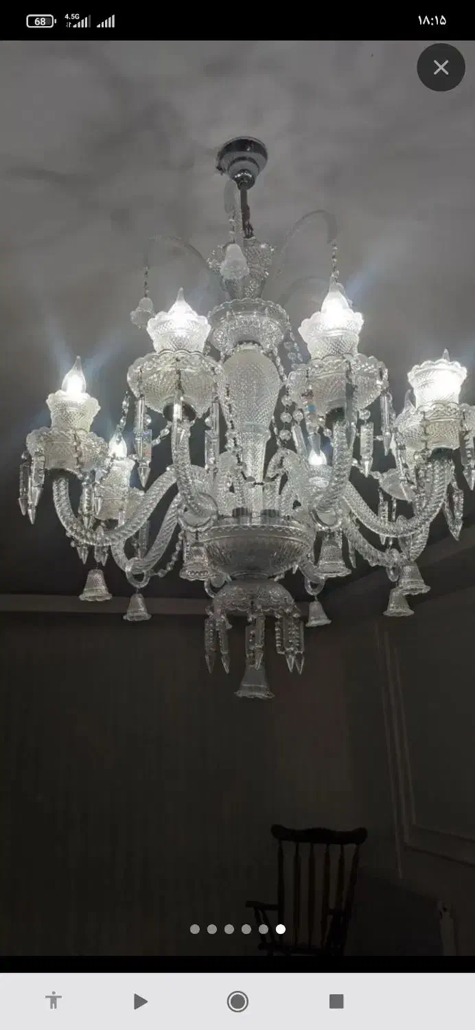 لوستر|لوستر و چراغ آویز|مشهد, رسالت|دیوار