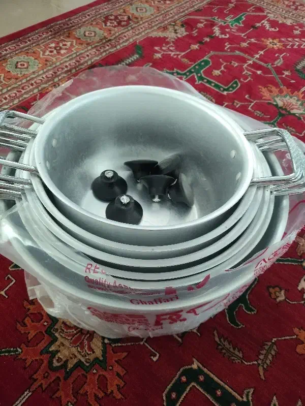 سرویس قابلمه روحی آلمینیوم روی نو|ظروف پختوپز|تهران, حکیمیه|دیوار