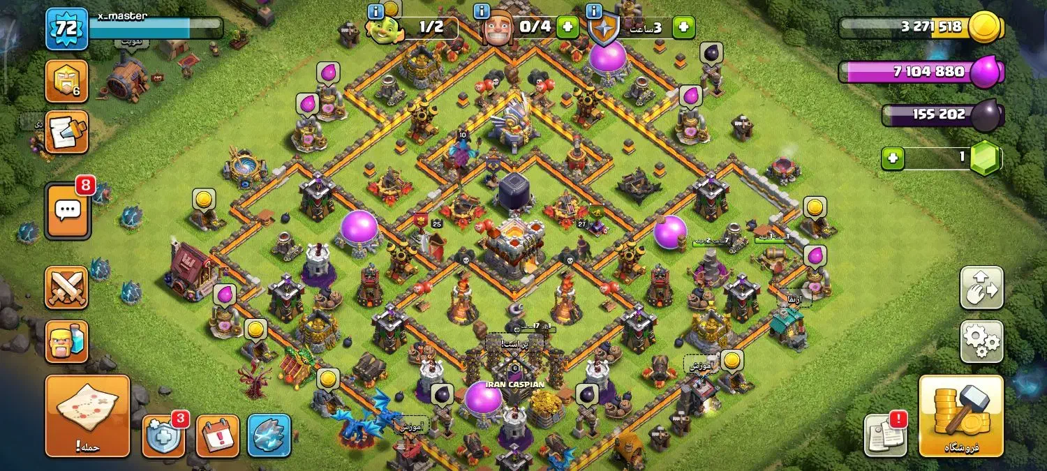 اکانت کلش تاون ۱۱|کنسول، بازی ویدئویی و آنلاین|بندر ماهشهر, |دیوار