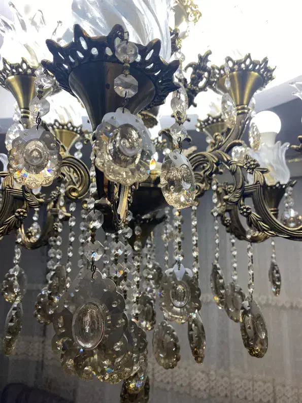 لوستر|لوستر و چراغ آویز|تاکستان, |دیوار